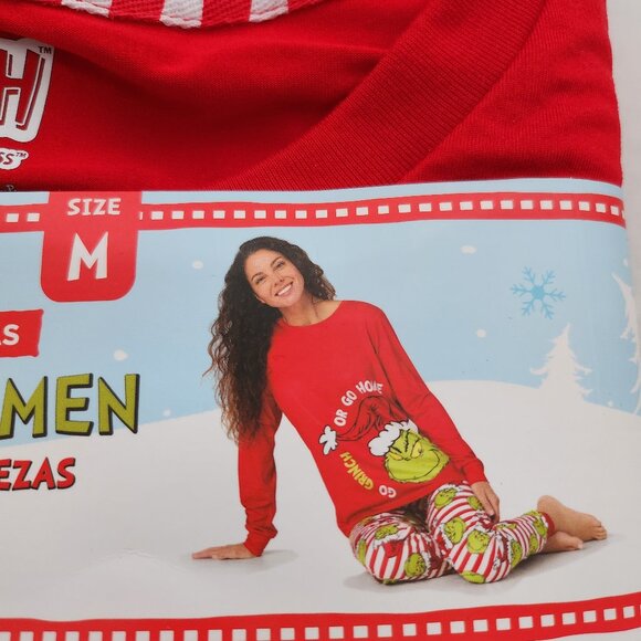 Grinch Pijama Set For Women Size M - Picture 3 of 3